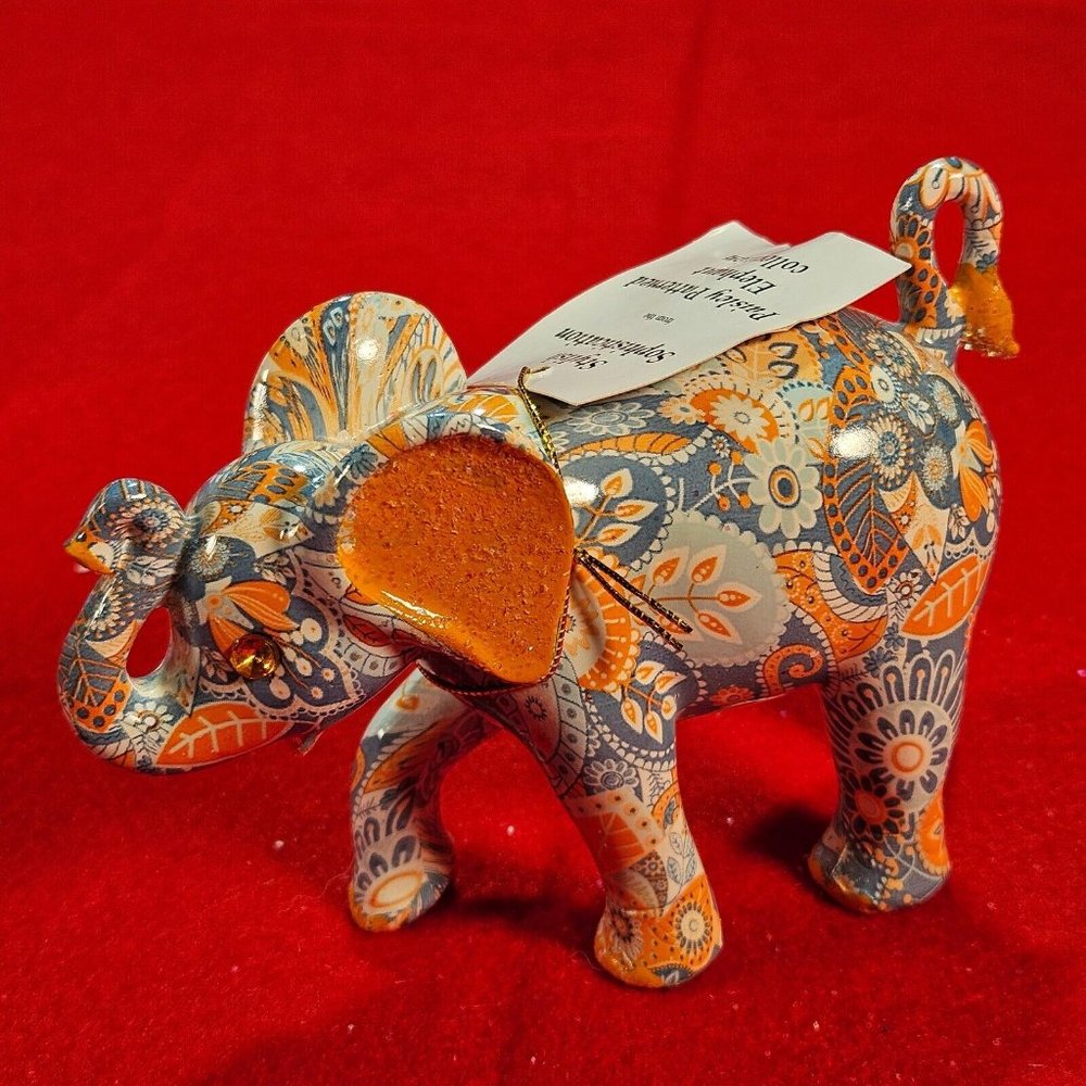 Stylish Sophistication of the Paisley Patterned Elephant Collection by Hamilton - Picture 5 of 10